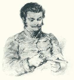 П.Соколов. Зарецкий, некогда буян…, «Евгений Онегин»